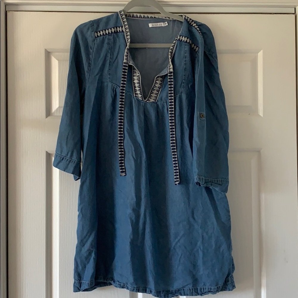 Kenneth Cole Denim Dress- tunic style